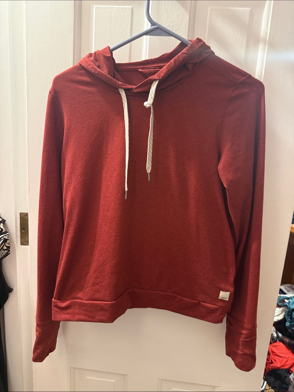 Vuori Rust Red Lightweight Hoodie & Shorts